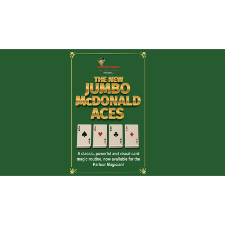 Jumbo McDonald Aces by Twister Magic (Blue) wwww.magiedirecte.com