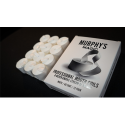 Professional Mouth Coils 60ft white (12pk) by Murphy's Magic