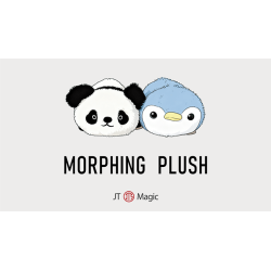 Morphing Plush (Panda to Penguin Blue) by Jackie Zhao and JT Magic wwww.magiedirecte.com