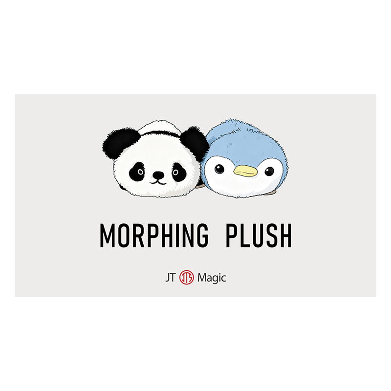 Morphing Plush (Panda to Penguin Blue) by Jackie Zhao and JT Magic wwww.magiedirecte.com