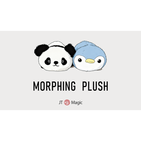 Morphing Plush (Panda to Penguin Blue) by Jackie Zhao and JT Magic wwww.magiedirecte.com