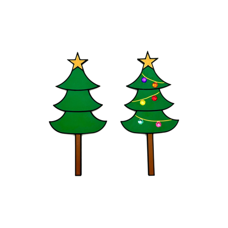 Christmas Tree Paddle Set by HP Creations & Ed Alonzo wwww.magiedirecte.com