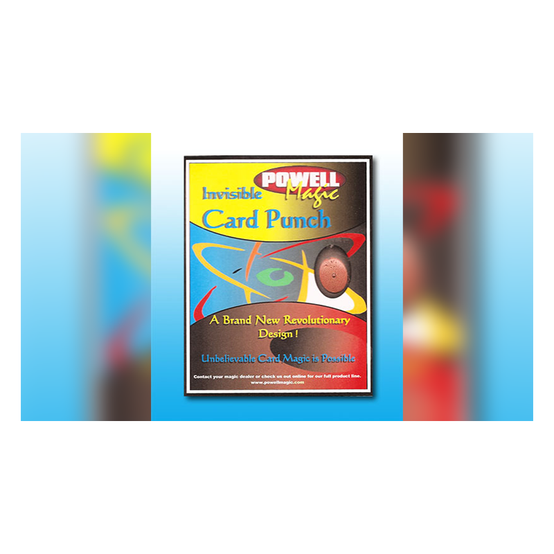 Invisible Card Punch by Dave Powell wwww.magiedirecte.com