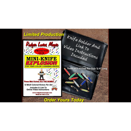 Mini- Knife Explosion by Rodger Lovins wwww.magiedirecte.com