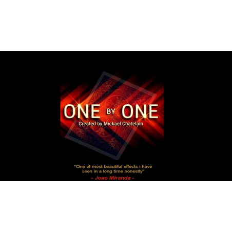 One by One (Red) by Mickaël Chatelain wwww.magiedirecte.com