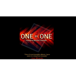 One by One (blue) by Mickaël Chatelain wwww.magiedirecte.com