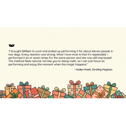 GIFTISM by Deuce Gala Magic wwww.magiedirecte.com