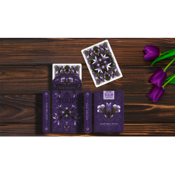 Grand Tulip Purple Playing Cards by Dutch Card House Company wwww.magiedirecte.com
