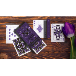 Grand Tulip Purple Playing Cards by Dutch Card House Company wwww.magiedirecte.com