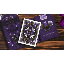 Grand Tulip Purple Playing Cards by Dutch Card House Company wwww.magiedirecte.com