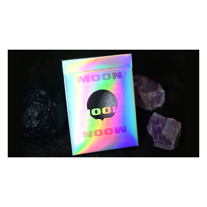 Moon (White Holo) Playing Cards wwww.magiedirecte.com