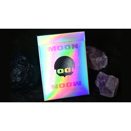 Moon (White Holo) Playing Cards wwww.magiedirecte.com