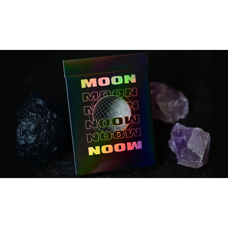 Moon (Black Holo) Playing Cards wwww.magiedirecte.com