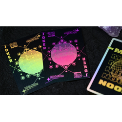 Moon (Black Holo) Playing Cards wwww.magiedirecte.com