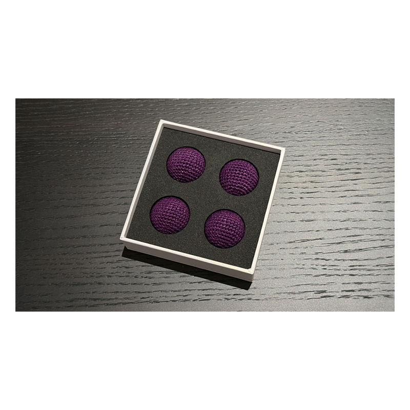 Shining Crochet Balls (Dark Purple) by JT Magic wwww.magiedirecte.com