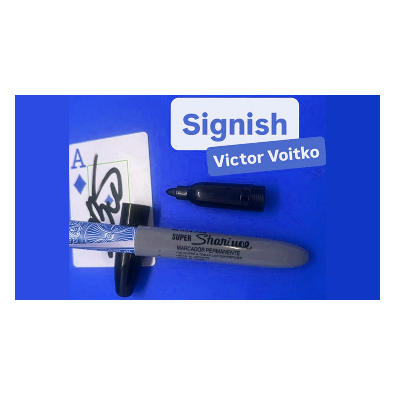 Signish by Victor Voitko (Blue) wwww.magiedirecte.com