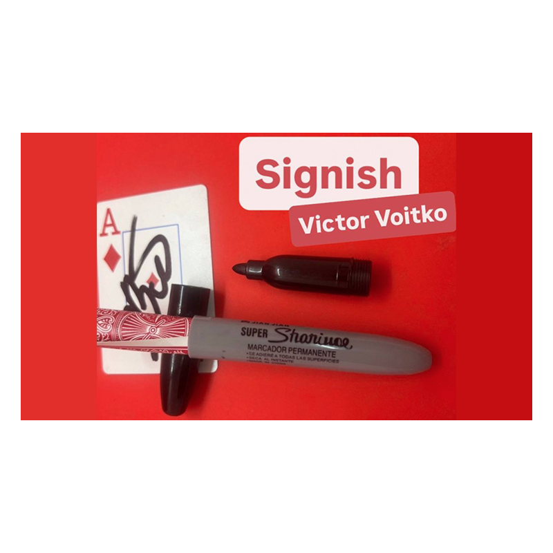 Signish by Victor Voitko (Red) wwww.magiedirecte.com
