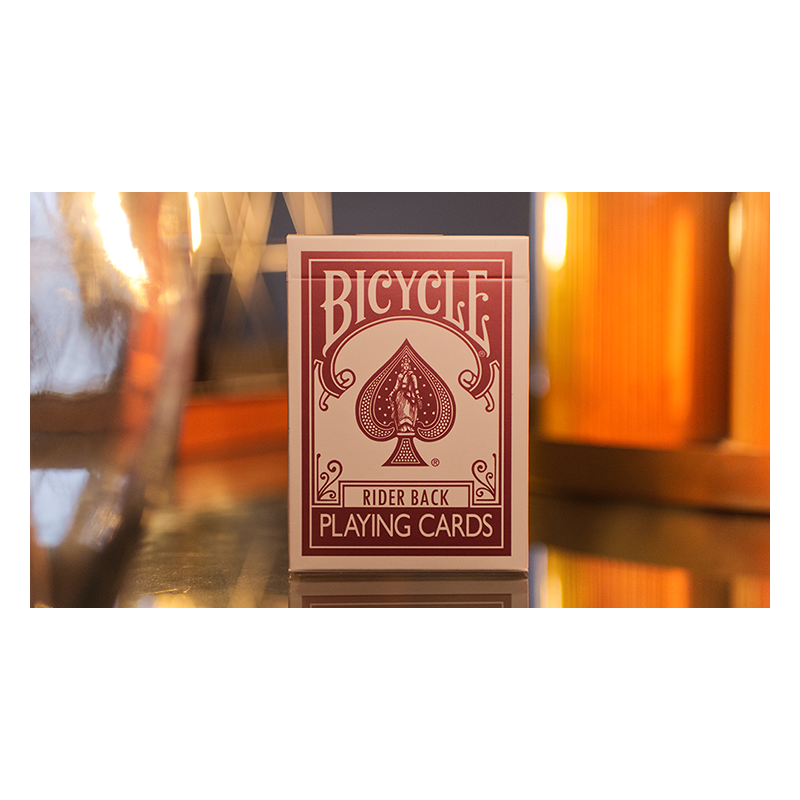 Bicycle Metallic Ruby Playing Cards wwww.magiedirecte.com