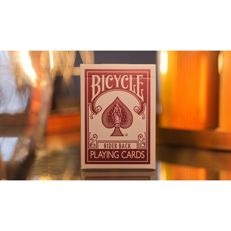 Bicycle Metallic Ruby Playing Cards wwww.magiedirecte.com