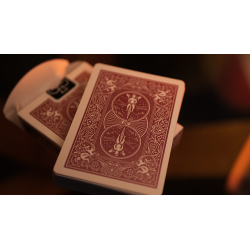 Bicycle Metallic Ruby Playing Cards wwww.magiedirecte.com