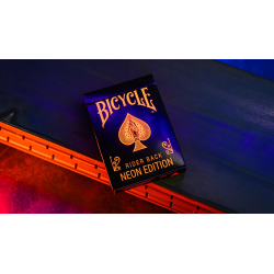 Bicycle Neon Solar-Orange Rider Back Playing Cards wwww.magiedirecte.com