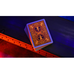 Bicycle Neon Solar-Orange Rider Back Playing Cards wwww.magiedirecte.com