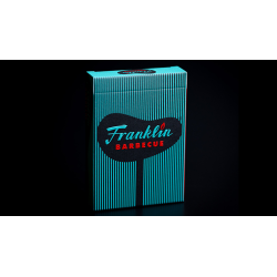 FRANKLIN BBQ RETRO BLACK PLAYING CARDS wwww.magiedirecte.com