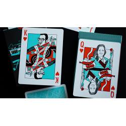 FRANKLIN BBQ RETRO BLACK PLAYING CARDS wwww.magiedirecte.com