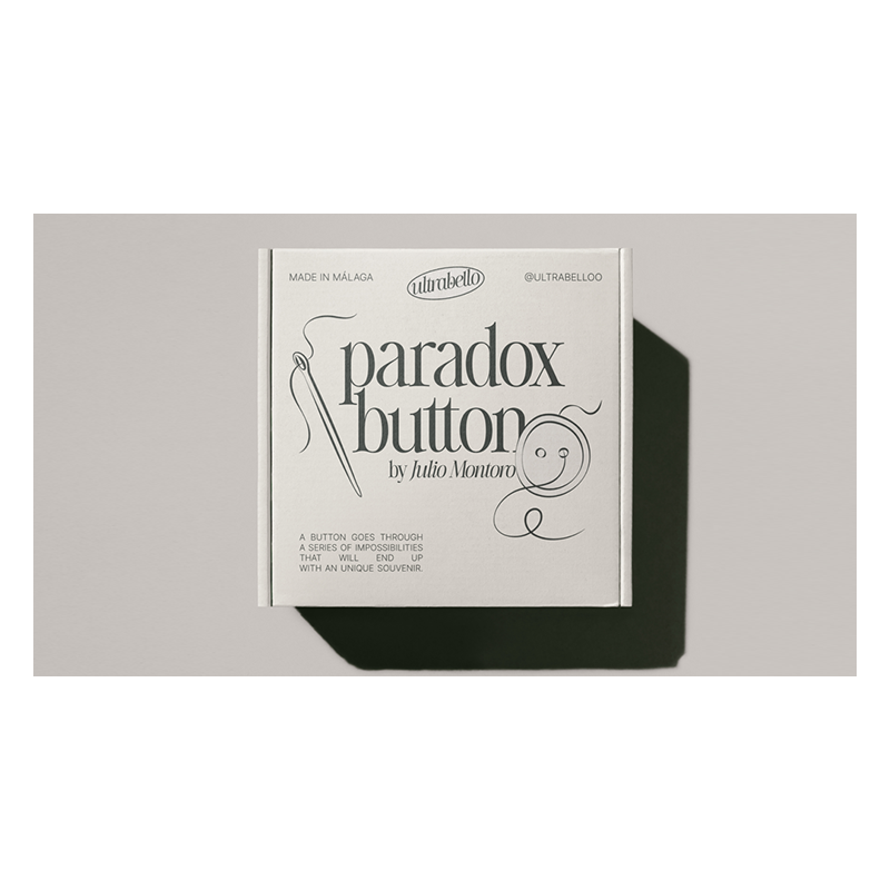 Paradox Button by Julio Montoro and Ultrabello wwww.magiedirecte.com