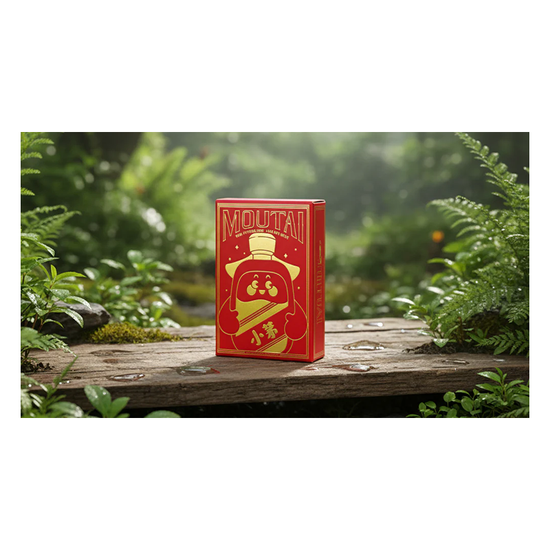 MOUTAI Red Limited Edition Playing Cards wwww.magiedirecte.com