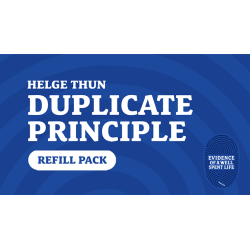 Evidence of a Well Spent Life - Duplicate Principle Cards by Helge Thun wwww.magiedirecte.com