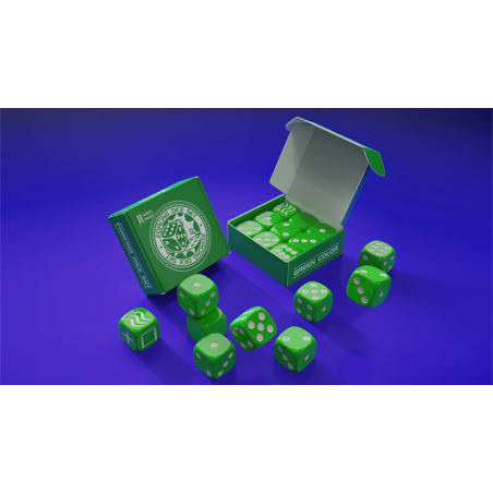 Forcing Dice Set by IARVEL Magic (Green) wwww.magiedirecte.com