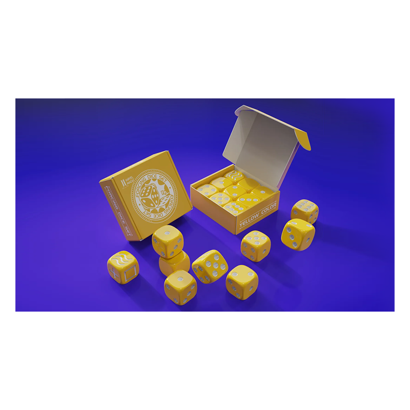 Forcing Dice Set by IARVEL Magic (Yellow) wwww.magiedirecte.com