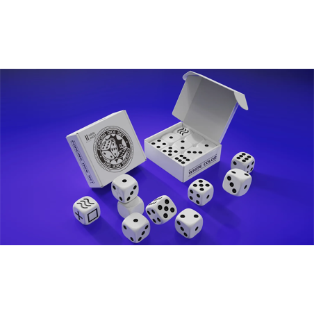 Forcing Dice Set by IARVEL Magic (White) wwww.magiedirecte.com
