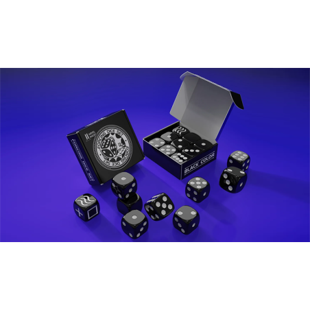 Forcing Dice Set by IARVEL Magic (Black) wwww.magiedirecte.com