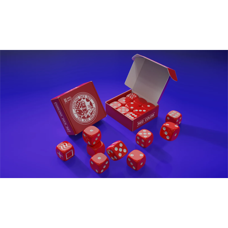 Forcing Dice Set by IARVEL Magic (Red) wwww.magiedirecte.com