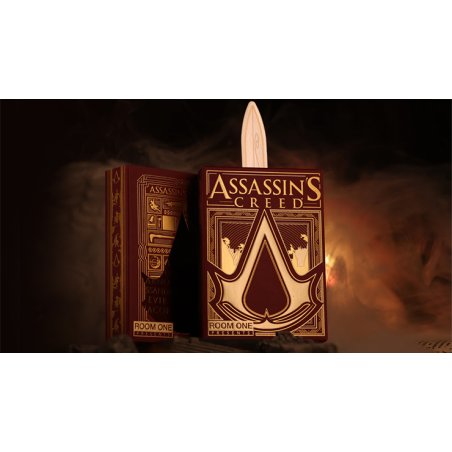 Assassin's Creed Legacy Version 2 Garnet (Hidden Blade Black) Playing Cards wwww.magiedirecte.com