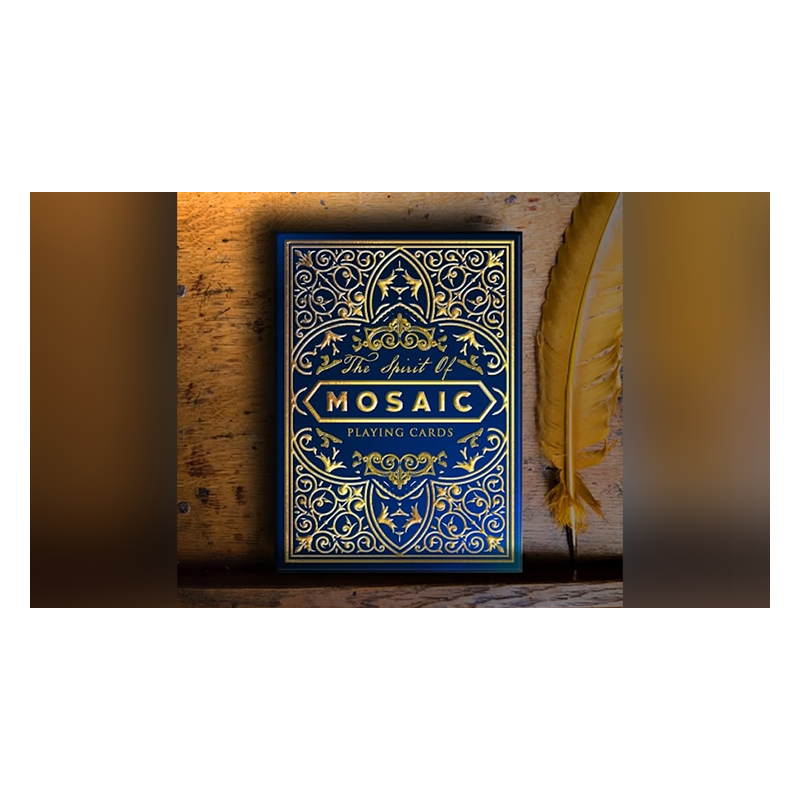 The Spirit of The Mosaic (Blue) Playing Cards wwww.magiedirecte.com