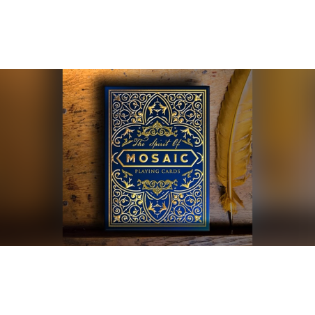 The Spirit of The Mosaic (Blue) Playing Cards wwww.magiedirecte.com