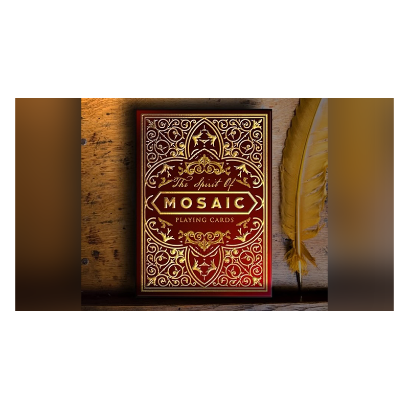The Spirit of The Mosaic (Red) Playing Cards wwww.magiedirecte.com
