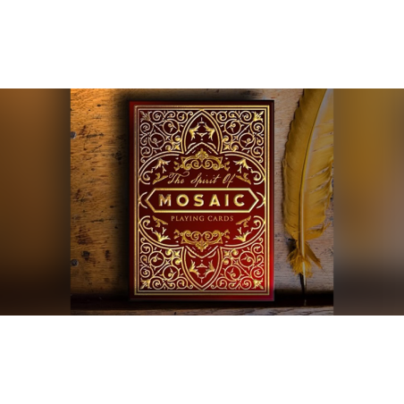 The Spirit of The Mosaic (Red) Playing Cards wwww.magiedirecte.com