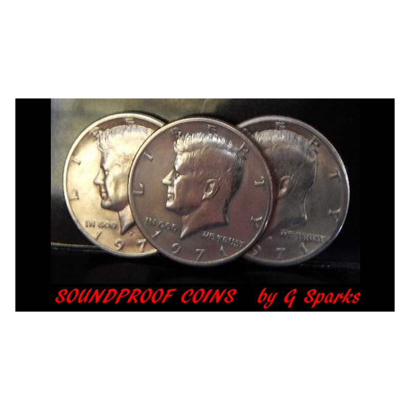 Soundproof Coins by G Sparks Magic - Trick wwww.magiedirecte.com