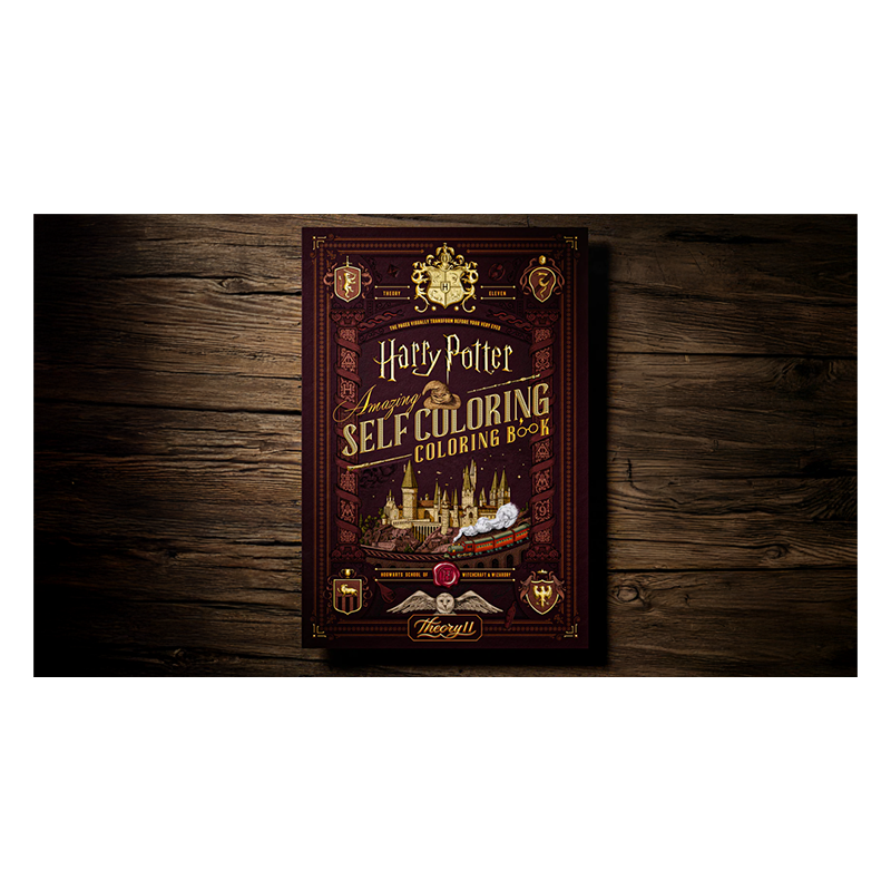 Harry Potter Self-Coloring Book by theory11 wwww.magiedirecte.com