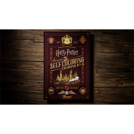 Harry Potter Self-Coloring Book by theory11 wwww.magiedirecte.com