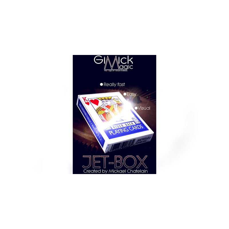 JET-BOX (Bleu) by Mickael Chatelain - Tour de magie wwww.magiedirecte.com