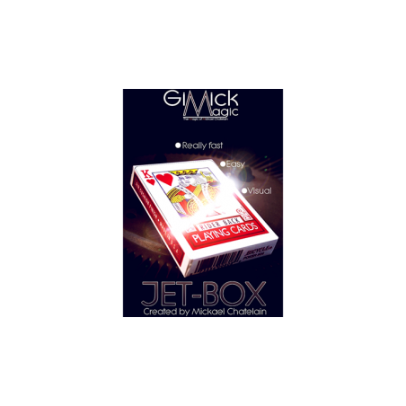 JET-BOX (Rouge) by Mickael Chatelain - Tour de Magie wwww.magiedirecte.com