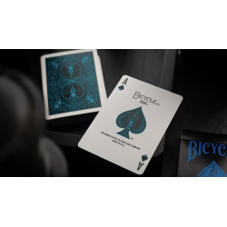 Bicycle Cool Blue Neon Rider Back Playing Cards wwww.magiedirecte.com