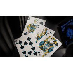 Bicycle Cool Blue Neon Rider Back Playing Cards wwww.magiedirecte.com