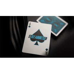 Bicycle Cool Blue Neon Rider Back Playing Cards wwww.magiedirecte.com