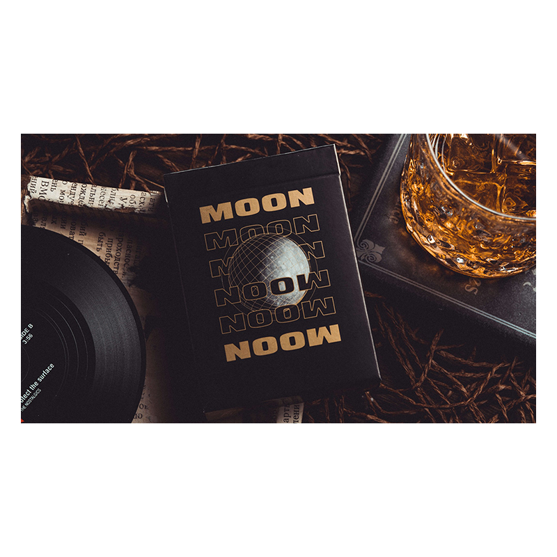 Moon (Black) Playing Cards wwww.magiedirecte.com